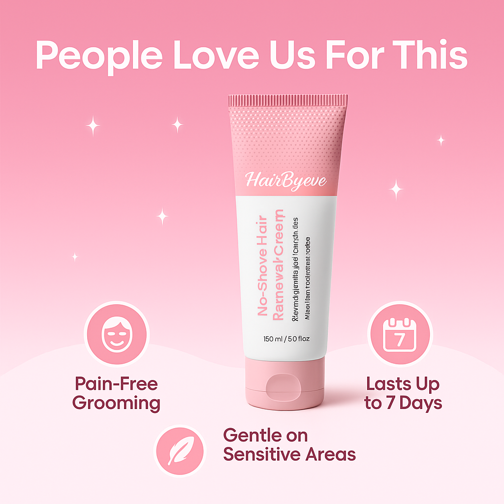 HairByeve No Shave Hair Removal Cream